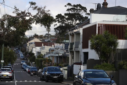 A general view of homes in Balmain in Sydney’s inner west