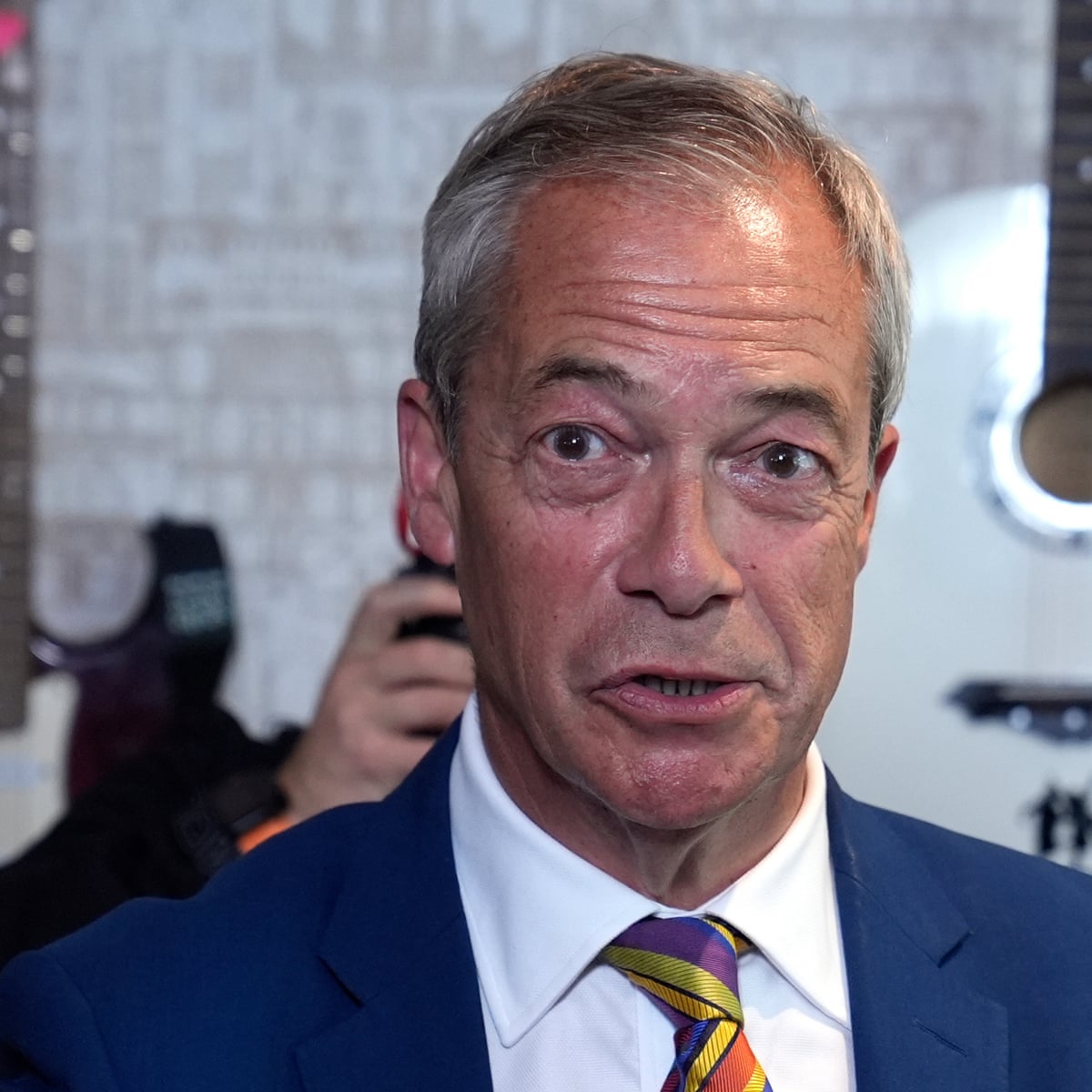 Farage trying to avoid scrutiny over £5m gift from crypto billionaire, Labour says