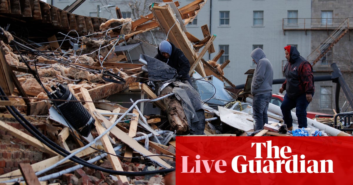 Up to 100 feared dead in Kentucky as tornadoes strike several states – latest