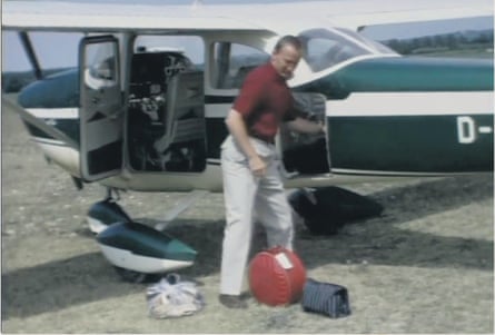 Werner Mauss and his private plane