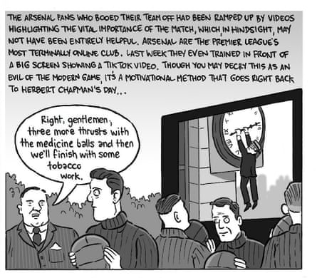 David Squires on … the TikTok of the clock as Arsenal’s title charge falters