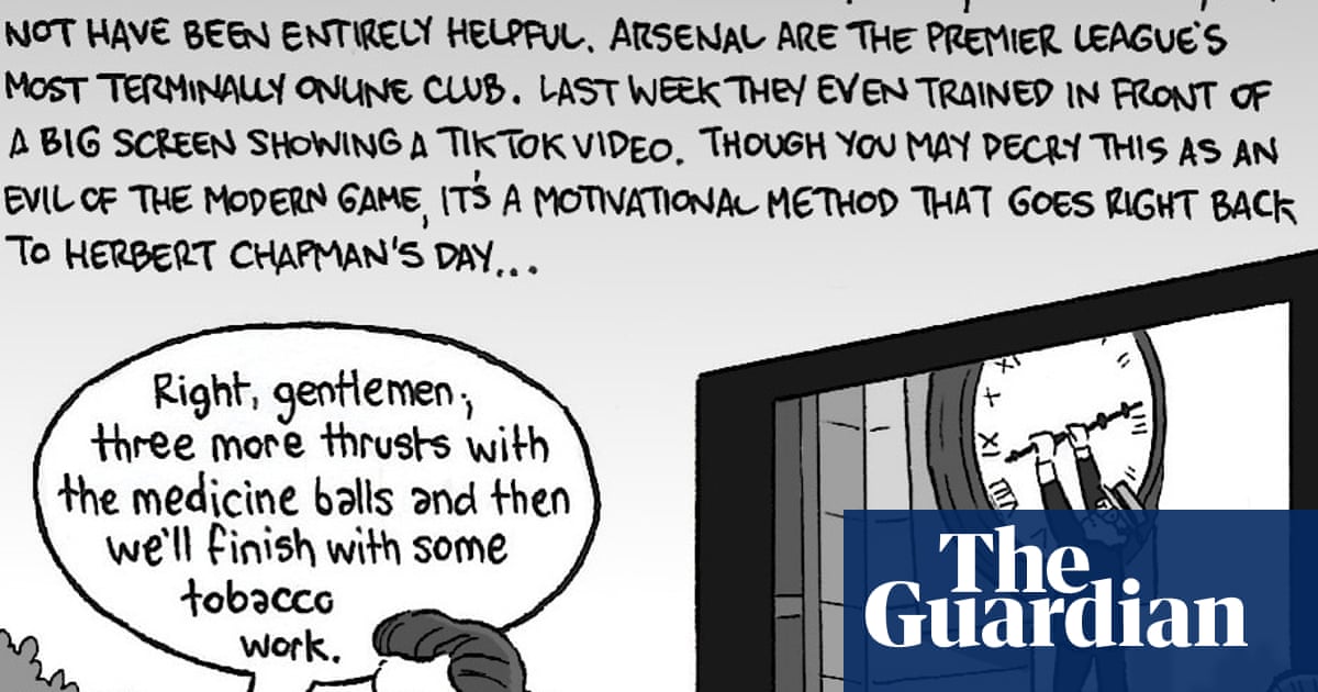 David Squires on … the TikTok of the clock as Arsenal’s title charge falters