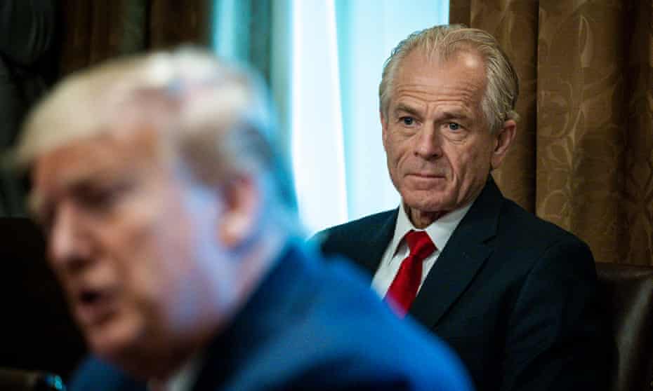 Peter Navarro, the director of the USA national trade council, gave Donald Trump detailed memos in January and February on the likely impact of the coronavirus pandemic.