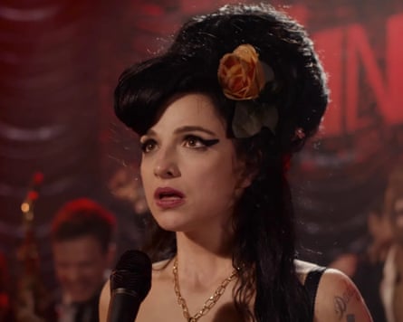 Marisa Abela as Amy Winehouse in Back to Black.