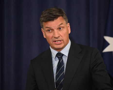 Opposition leader Angus Taylor