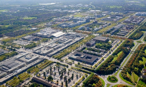 Aerial view of Milton Keynes.