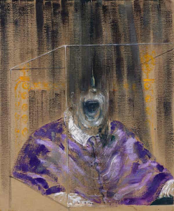 Is his Holiness all right in there? Head VI, 1949, by Francis Bacon.