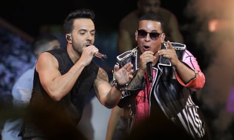 Luis Fonsi and Daddy Yankee perform at the Latin Billboard Awards in Coral Gables, Florida.