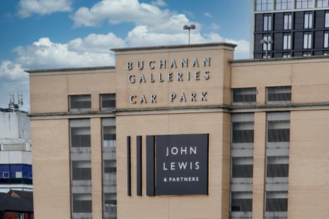 John Lewis shop at Buchanan Galleries in Glasgow