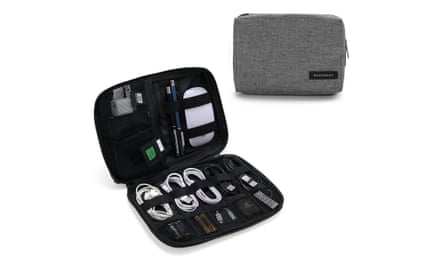 Keep your cables and chargers clutter free with these zip-up bags.
