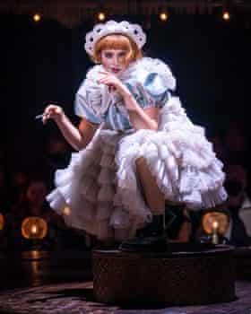 Jessie Buckley as Sally Bowles in Cabaret.