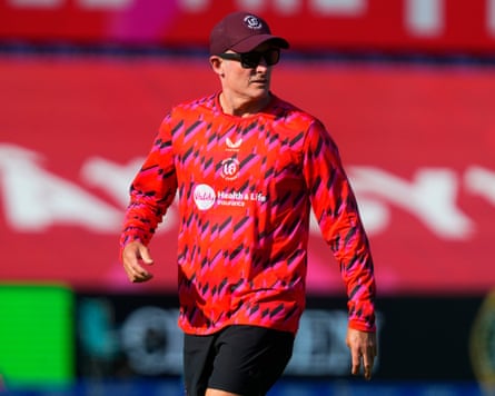 Mike Hussey, coaching Welsh Fire during The Hundred