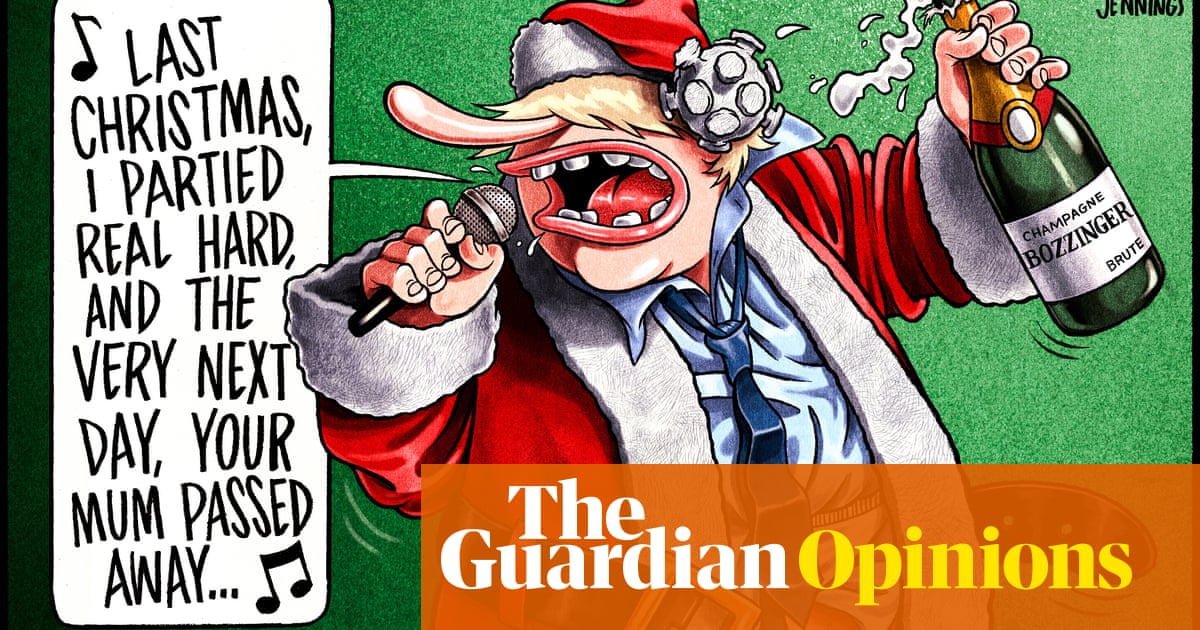 Ben Jennings on Boris Johnson and the No 10 Christmas party — cartoon