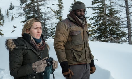 High anxiety … Kate Winslet and Idris Elba.