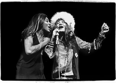 Tina Turner and Janis Joplin at Madison Square Garden, November 27, 1969.