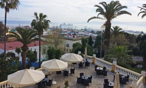 ‘You can see why the artist Matisse adored the hotel’s calm’: view from the Grand Hotel Villa de France.