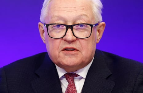 Russia's deputy foreign minister Sergei Ryabkov.