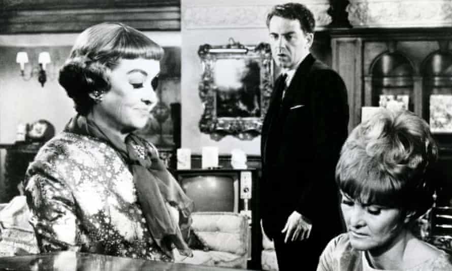 Jack Hedley in The Anniversary, 1968, with Bette Davis, left, and Sheila Hancock.