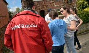 Labour activists canvas houses