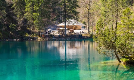 ‘Pine-framed perfection’: Lake Blausee.