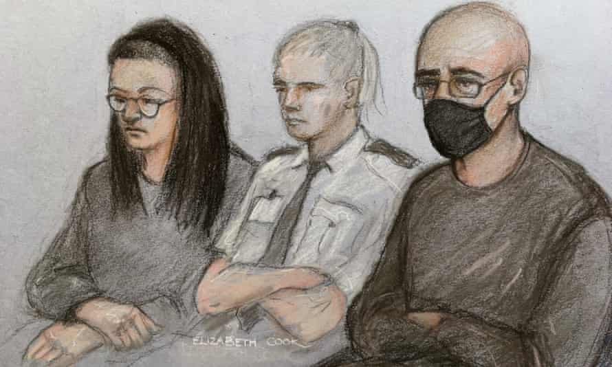 Logan Mwangi: vibrant child murdered after months of terror | Crime 1 A court artist’s sketch of Angharad Williamson and John Cole in the dock at Cardiff crown court