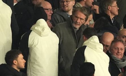 Sir Jim Ratcliffe at Old Trafford in January 2025