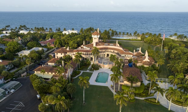 Donald Trump's Mar-a-Lago estate Wednesday in Palm Beach, Florida.