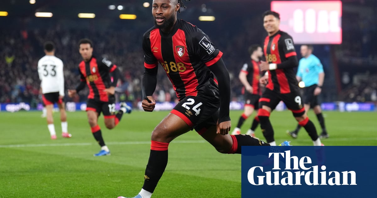 Semenyo's swift strike stuns Fulham to end Bournemouth's winless run