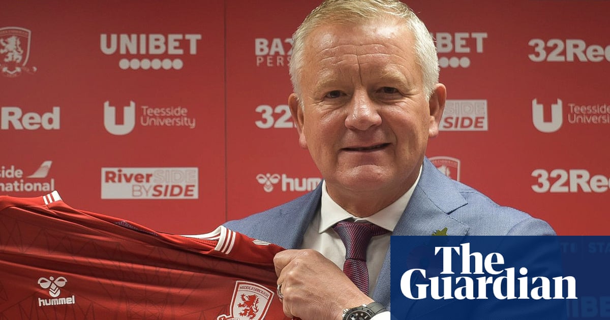 Middlesbrough appoint Chris Wilder as new manager after Neil Warnock exit