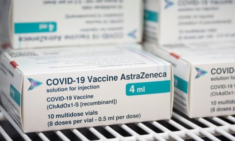 Stocks of the AstraZeneca Covid-19 at a vaccination centre in Wales