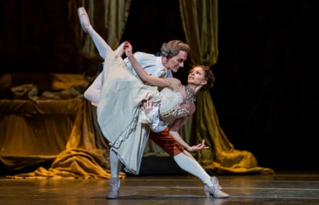 Two of the Royal Ballet’s strongest actors … Gary Avis and Francesca Hayward in Manon at the Royal Opera House. 