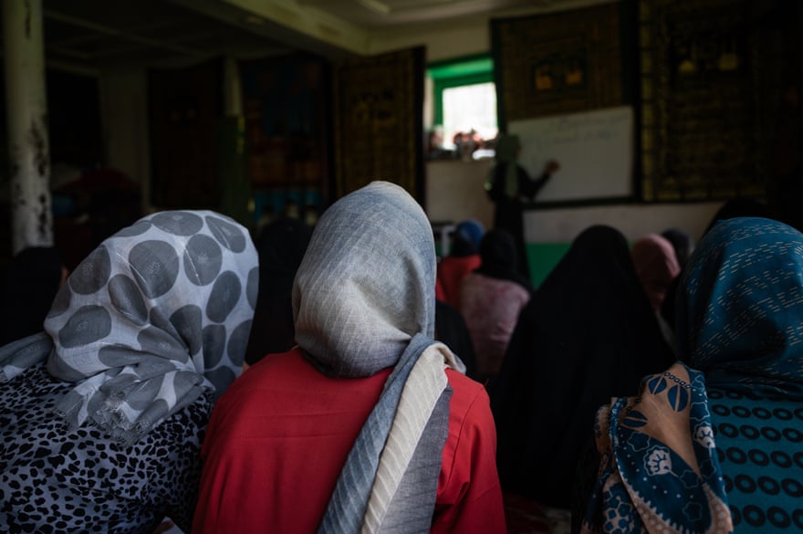 A class gets underway