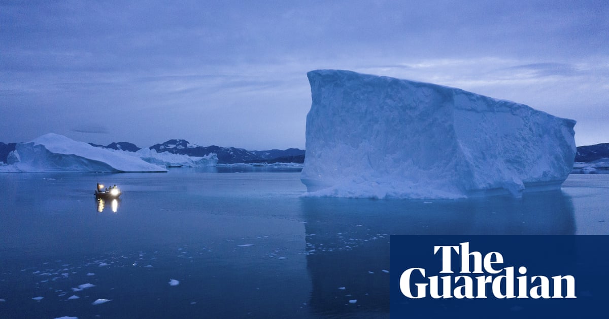 Microphones dropped into ocean off Greenland to record melting icebergs