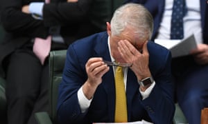 Australian prime minister Malcolm Turnbull speaks during house of representatives question time at parliament house in Canberra, 23 October 2017.