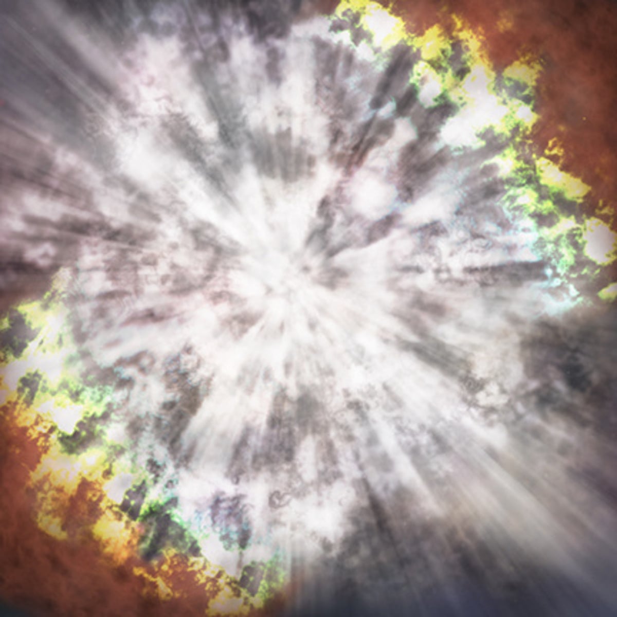 Real Supernova Explosion Digital Cameras