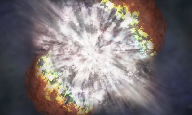 Stock illustration of a supernova