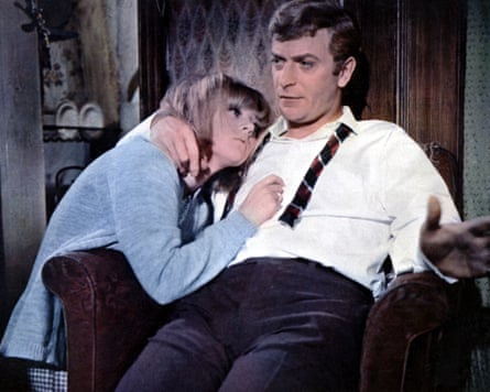 Julia Foster and Michael Caine in Alfie.