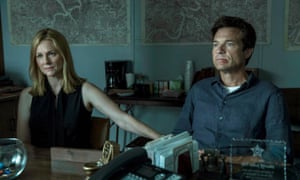 Laura Linney and Jason Bateman in Ozark.