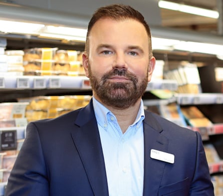 Stuart Machin in an M&S store