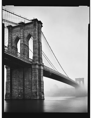 Brooklyn Bridge, 2007 Spanning the East River, the bridge connects Manhattan to Brooklyn and was completed in 1883.