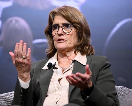 RBA governor Michele Bullock speaks during a CEDA lunch