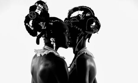 A striking, stylised portrait of two young African women by South African photographer Trevor Stuurman.
