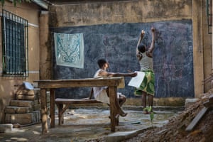 Girls at the centre in Kara, Togo