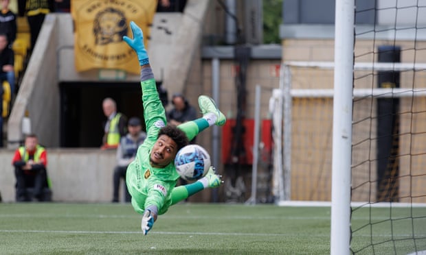 Tavernier’s fine free-kick gets Rangers off to winning start at Livingston | Scottish Premiership 4 Shamal George of Livingston tries but fails to prevent Scott Arfield’s header from nestling into the corner.