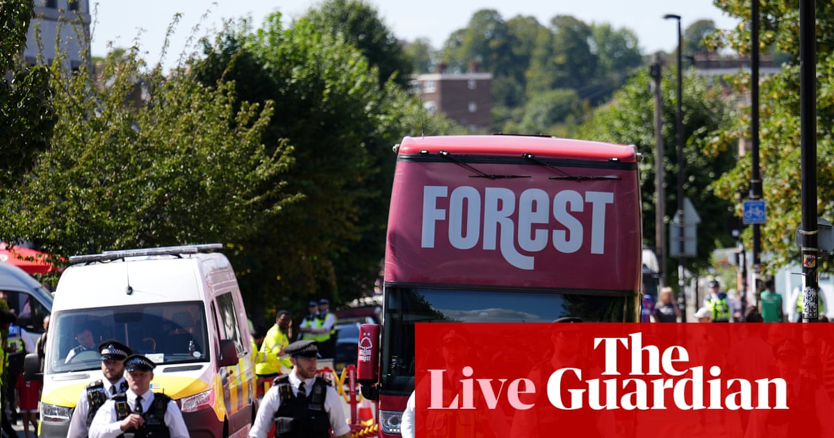 Crystal Palace v Nottingham Forest: Premier League live