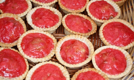 Tarts with a heart: delicacies from the Wakefield Rhubarb Festival.