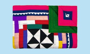 Multicoloured patchwork quilt, exclusive to the V&A