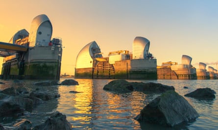 Spectacular … the Thames Barrier near Woolwich.