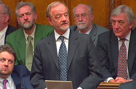 Robin Cook resigns as foreign secretary in the runup to the invasion of Iraq, 2003