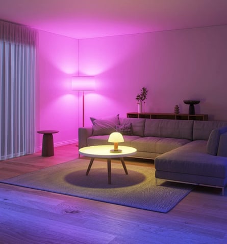 Govee A19 Smart LED Light Bulbs shown being used in a home